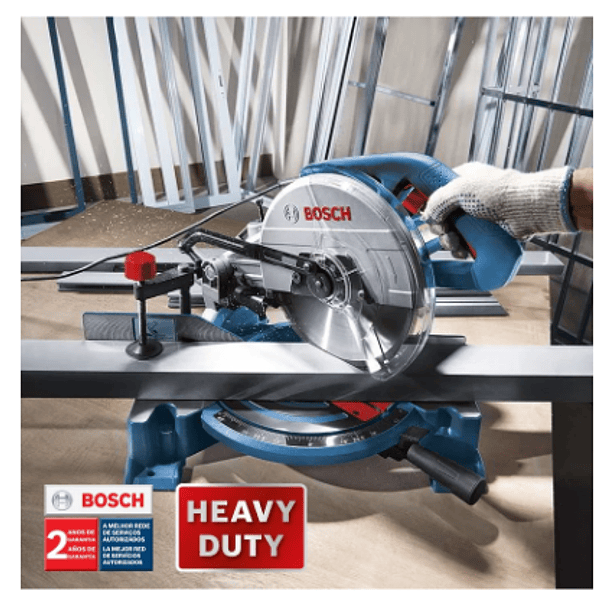 ACOLILLADORA BOSCH 10PUL 1650W 4500RPM 1B20 GCM10 0601.B15.0G0-000 2