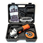PROMO BYD PULIDORA 41/2 G720B3+ GAFAS+GUANTES+ESTUCHE+10 DISCOS G720K-B3N 2