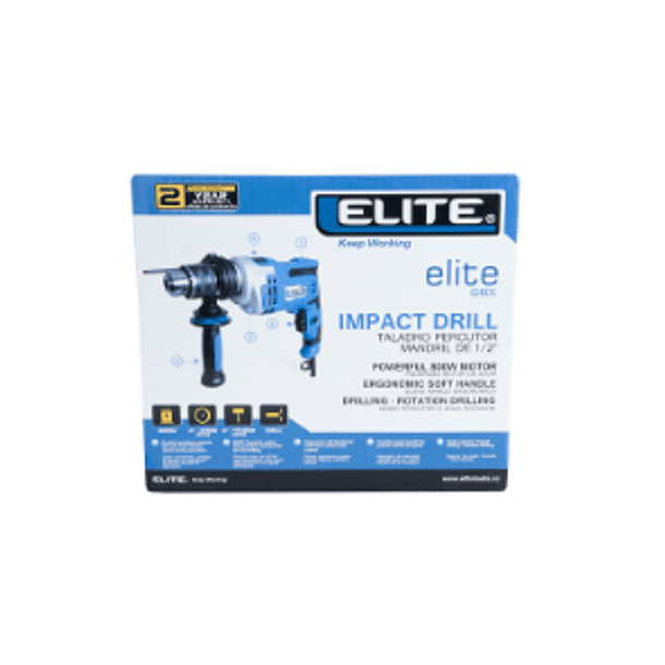 TALADRO ELITE 1/2 VVR PERC 800W ID801 4