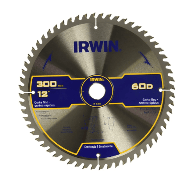 DISCO SIERRA CIRCULAR IRWIN 12 X 60D 15189 1