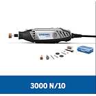 MOTOR TOOL DREMEL 3000 N/10 KIT 10 ACCESORIOS F013.300.0PA-000 1