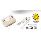 CERRADURA COVO POMO TUBULAR DORADO DL-6871B-AB 2