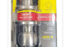 CERRADURA COVO POMO TUBULAR SATIN DL-6871B-SS