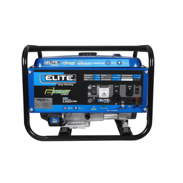 PLANTA ELECTRICA ELITE 2500W 2G25 MONOF / 5.5HP 3600RPM GASOLINA 2G25 1