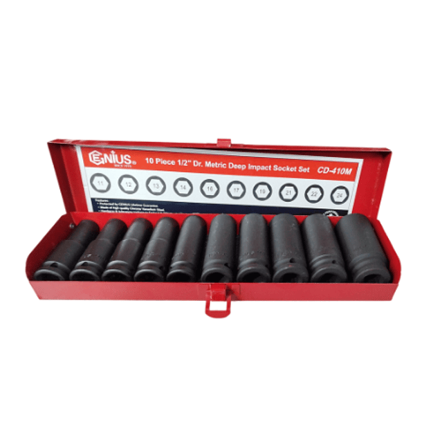 JGO COPAS IMPACTO FORCE CUAD 1/2 10PCS LARGO 11 - 24MM REF4107 2