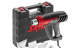 PROMO SKIL PISTOLA CALOR 1500W+4 BOQUILLAS+MALETIN PLASTICO