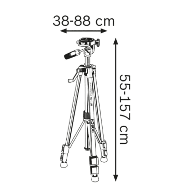 TRIPODE NIVEL LASER BOSCH BT150 0601096B00 3