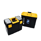 CAJA HERRAMIENTAS TOOLCRAFT PLASTICA 2 EN 1 CON RUEDAS 25