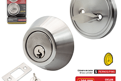 CERROJO COVO CILINDRO MARIPOSA ANTIQUE D-101B-AC