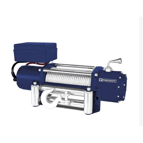 WINCHE ELECTRICO TOOLCRAFT 8000 LBS/3600KG 29 MTS DE CABLE 12V  REF.TC4394