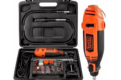 MOTO TOOL BLACK AND DECKER 180W 35000 RPM + ACCESORIOS RT18KA-B3