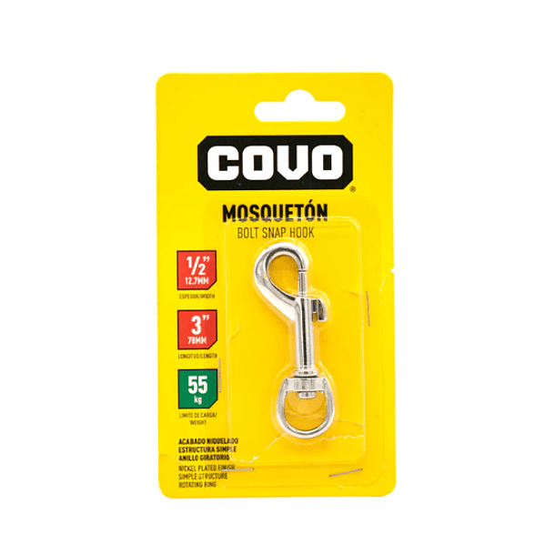 MOSQUETON LLAVERO COVO 1/2