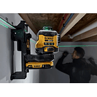 NIVEL LASER DEWALT 20V MAX 3 X 360 LUZ VERDE+BATERIA+CARGADOR DCLE34031B 2