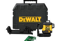 NIVEL LASER DEWALT 20V MAX 3 X 360 LUZ VERDE+BATERIA+CARGADOR DCLE34031B