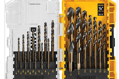 JGO BROCAS HSS DEWALT OXIDO NEGRO-ORO 21 PZAS DWA1181