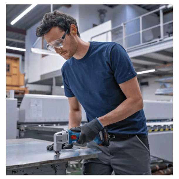 CIZALLA DE CHAPA BOSCH 18V GSC18V-16+2 BATERIAS 3 AMP+ CARGADOR 2