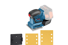 LIJADORA BOSCH INAL GSS 18V-10+2 BATERIAS 18V 3.0AMP+ CARGADOR