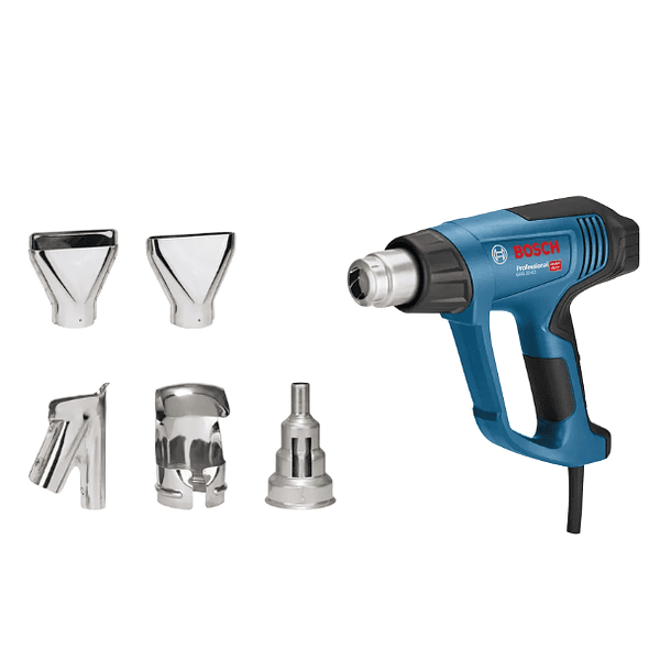 PISTOLA CALOR BOSCH GHG 20-63 1600W HEAVY DUTY+BOQUILLAS0601.2A6.2G0-000