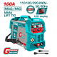 EQUIPO SOLDAR INVER TOTAL DIGITAL 160A (MMA-LIFT TIG) 110-220V INDUSTRIAL SUPER T
