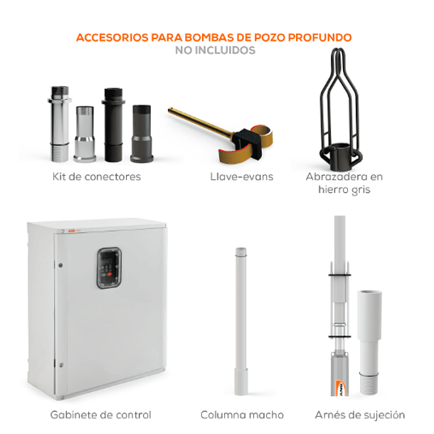 BOMBA SUMERGIBLE EVANS 110V 4