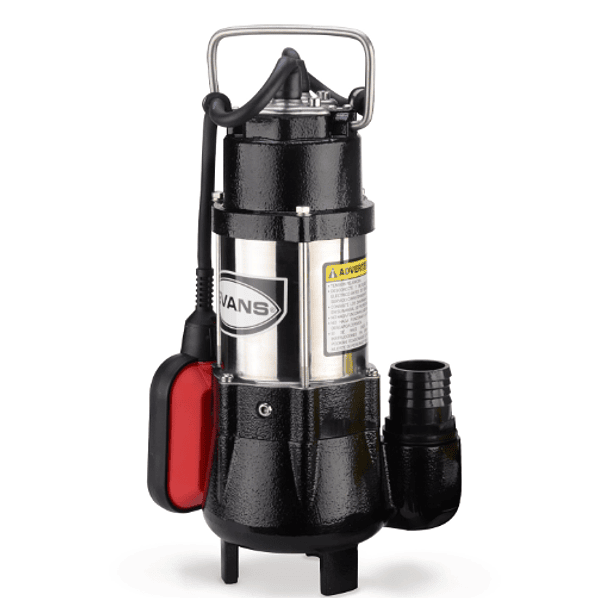 ELECTROBOMBA EVANS SUMERGIBLE 1/2 HP DESCARGA 2 PUL 110V AGUAS SUCIAS  1