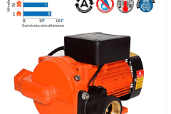 ELECTROBOMBA EVANS PRESURIZADA AUTOMATICA 600W 0.80HP 3450RPM 110V BP600W-A