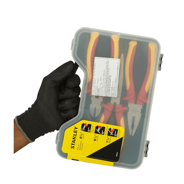 ALICATE ELECTRICISTA STANLEY 84011 JGO 3 PZAS 5