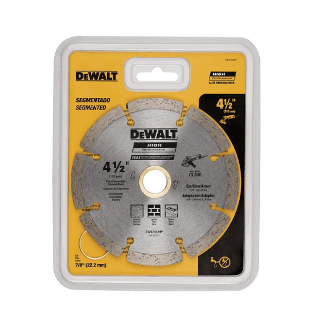DISCO DIAMANTADO SEGMENTADO 4 1/2  SOLO CORTE METAL 1998845 1