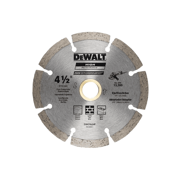 DISCO DIAMANTADO SEGMENTADO 4 1/2  SOLO CORTE METAL 1998845 2