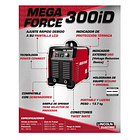 EQUIPO LINCOLN MEGAFORCE 300I ST 220/380/440 V 50/60 HZ K69006-12 2