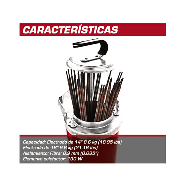 HORNO SOLDADURA LINCOLN CAP 10KG 4