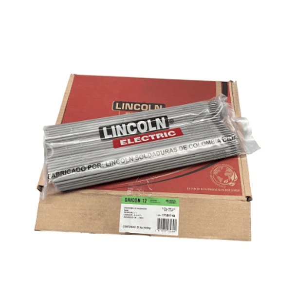 SOLDADURA LINCOLN 7014 1/8 GRICON 12 G7014-18020 1