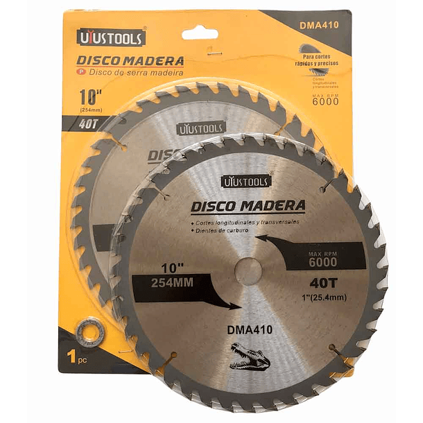 DISCO SIERRA CIRCULAR UYUSTOOLS 20 X 40 DIENTES DMA420