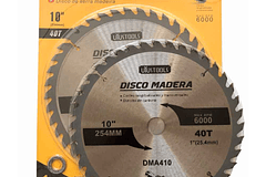 DISCO SIERRA CIRCULAR UYUSTOOLS 20 X 40 DIENTES DMA420
