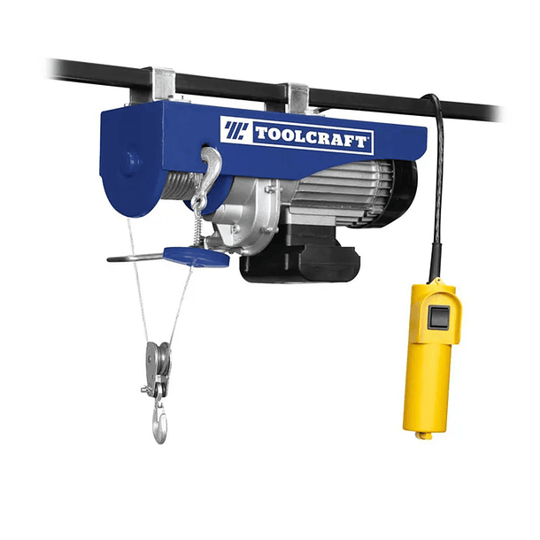 DIFERENCIAL ELECTRICA TOOLCRAFT 300/600 KG 1050W 1/4 HP REF. TC3415