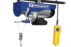 DIFERENCIAL ELECTRICA TOOLCRAFT 300/600 KG 1050W 1/4 HP REF. TC3415