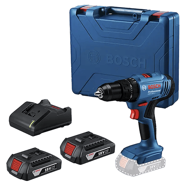 TALADRO INAL BOSCH PERCUTOR GSB 185 LI SB 18V BRUSHLESS+2B 2AH 0601.9K3.1G0-000