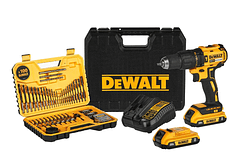 DEWALT TALADRO PER DCD7781+CARGADOR+2BAT-2AMP+CAJA +SET100PZAS