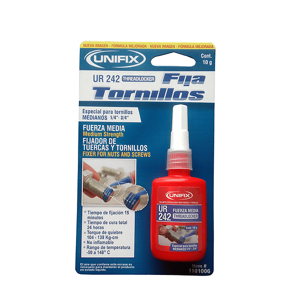 Trabaroscas Unifix Fuerza Media Ur-42 10grms