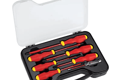 JGO DESTORNILLADORES STANLEY ELECTRICO 7 PZAS STMT60175-LA