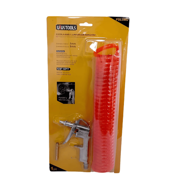 PISTOLA SOPLAR UYUSTOOLS P/LIMPIAR CON MANGUERA 5M REF.PSL5MU 3
