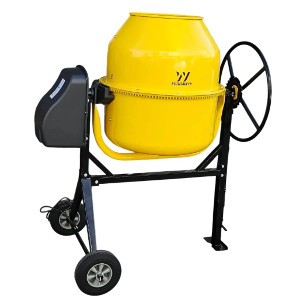 MEZCLADORA CEMENTO ELECTRICA FERRAWYY 1/4 BULTO 3/4HP 110V 6 ...