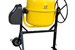 MEZCLADORA CEMENTO ELECTRICA FERRAWYY 1/4 BULTO 3/4HP 110V 60HZ 130LTS CAPACIDAD 