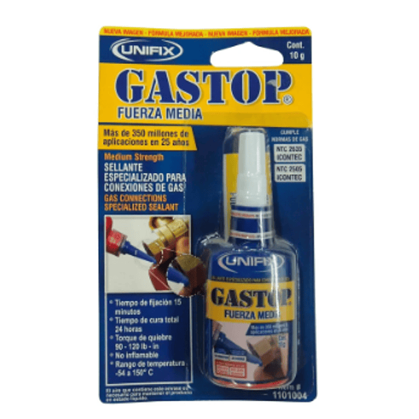 SELLANTE GAS UNIFIX FUERZA MEDIA 10GR 1101004