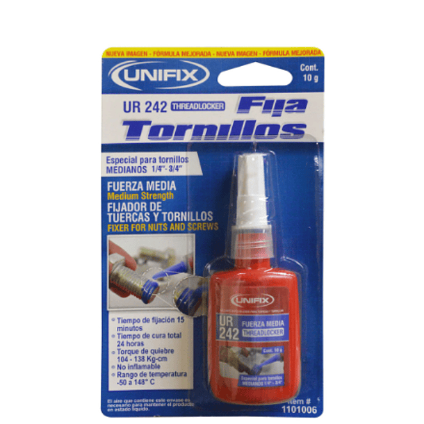 TRABAROSCAS UNIFIX FUERZA MEDIA UR-42 10GRMS 1101006
