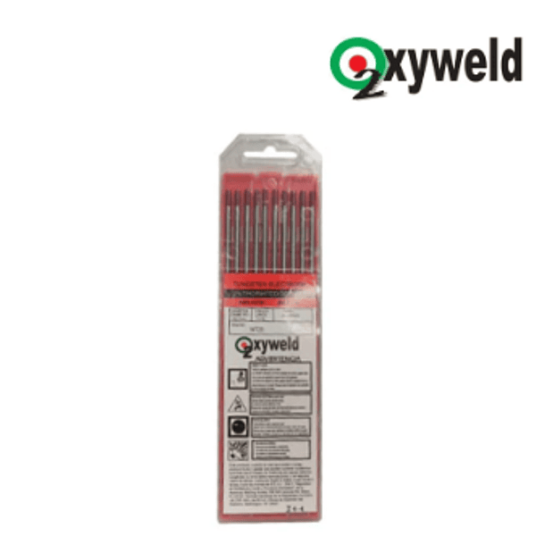 ELECTRODO OXYWELD TUNGSTENO PUNTA ROJA X 1/16 1