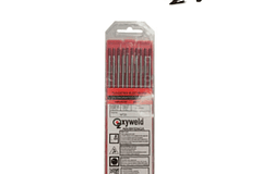 ELECTRODO OXYWELD TUNGSTENO PUNTA ROJA X 1/16