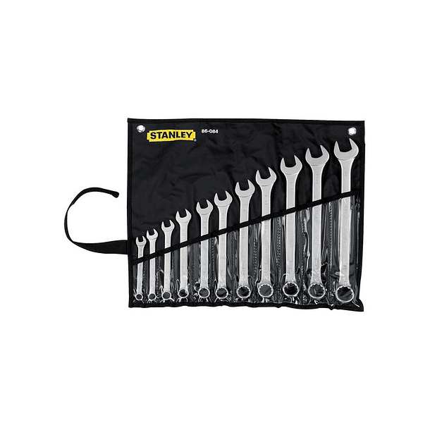 JGO LLAVES MIXTAS STANLEY 3/8 - 1 11 PZAS 86-084