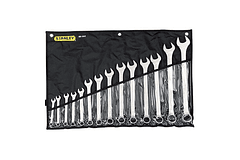 JGO LLAVES MIXTAS STANLEY 3/8 - 1 1/4 14 PZAS 86-970