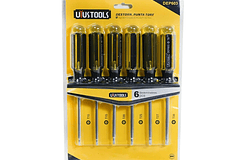 JGO DESTORNILLADORES UYUSTOOLS PUNTA TORX 6PZS DEP603
